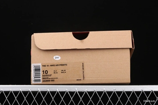 AA3830-002 Black Air Nike Presto x O-W 0930